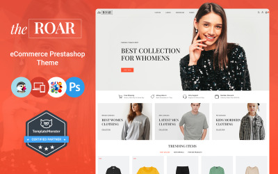 The Roar - Prestashop Store für Mode und Accessoires