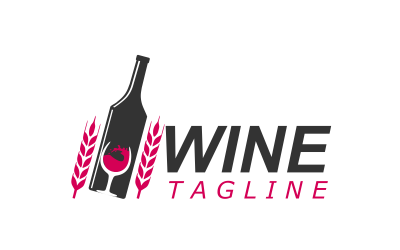 Wijn Custom Design Logo Template 2
