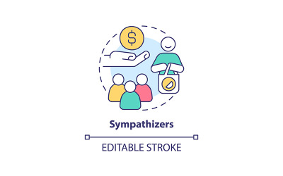 Sympathizers Concept Icon