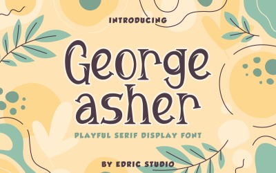 Carattere Serif unico di George Asher