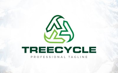 Літера T триколісний велосипед дизайн логотипу
