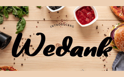 Wedank Bold Display Typeface