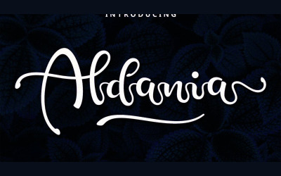 Aldania Handwritten Script Font