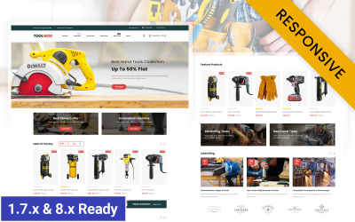 Toolwar - Responsywny motyw sklepu z narzędziami ręcznymi Prestashop
