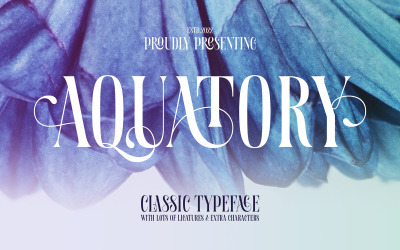 Aquatory - Classic Font with lots of ligatures