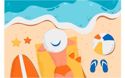 Summer Background (2) Illustration "FREE"