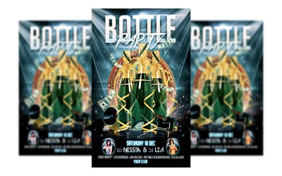 Bottle Party Flyer Template