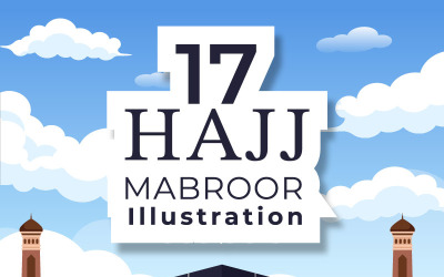 17 Hajj eller Umrah Mabroor Illustration