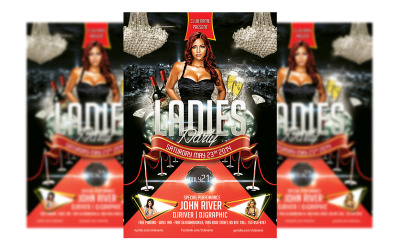 Ladies Party Flyer Template #4
