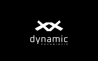 Logo d&amp;#39;entreprise abstrait dynamique