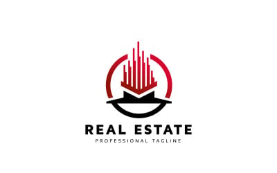 Real Estate Modern Building Logo Template