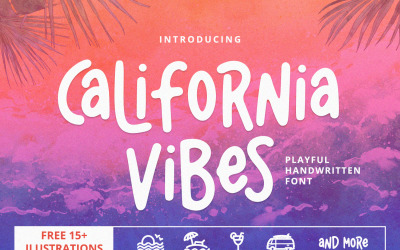 California Vibes – Грайливий рукописний шрифт