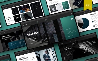 Emard – Biznesowy szablon slajdu Google