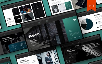 Emard – PowerPoint-mall för företag