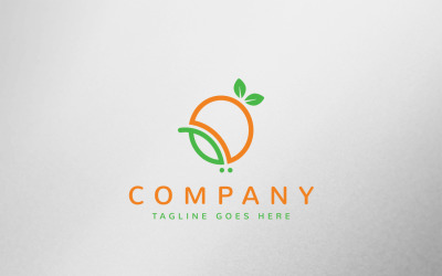 Fruit Market Logo Template Design