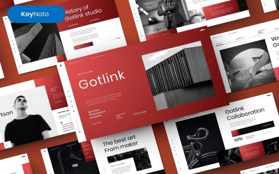 Gotlink – biznesowy szablon Keynote