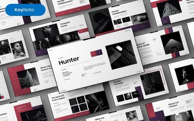 Hunter – 商业主题演讲模板