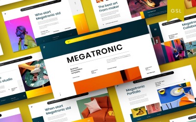 Megatronic - 商务 Google 幻灯片模板