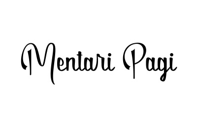 Mentari Pagi Teckensnitt