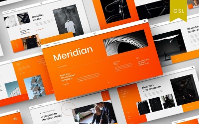 Меридіан – бізнес-шаблон слайдів Google