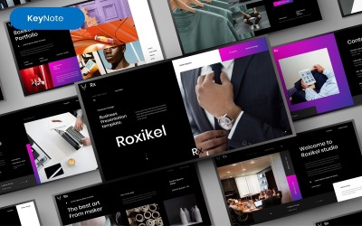Roxikel – Zakelijk Keynote-sjabloon