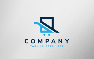 Shopping Cart Q Letter Logo