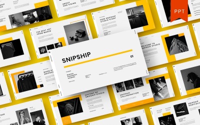 Snipship - Sjablonen PowerPoint presentatie