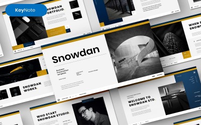 Snowdan – Modello di nota chiave aziendale