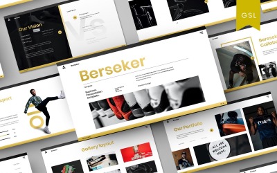 Berseker - Modèle de diapositives Google pour les entreprises