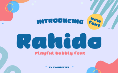 Ez a nyugodt és formális Rahido betűtípus san serif megjelenéssel