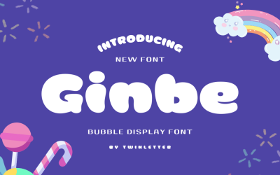 Ginbe, наш новейший экранный шрифт, имеет красивый изгиб
