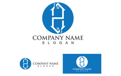 Home And House Building Logo And Symbol Vector V37