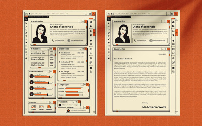 Modelo de CV de Designer de Personagem