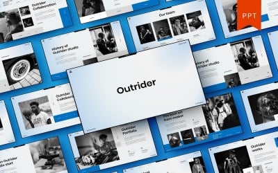 Outrider - PowerPoint-mall för företag