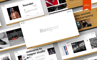 Reaper – Üzleti PowerPoint sablon