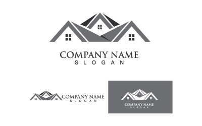 Home And House Building Logo And Symbol Vector V57