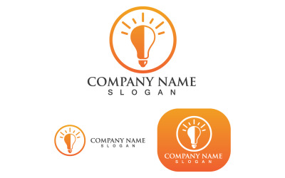 Ampoule Logo Vector Design Illustration V5