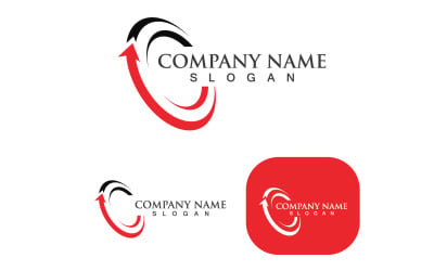 Faster Finance  Logo Template Icon Illustration V13