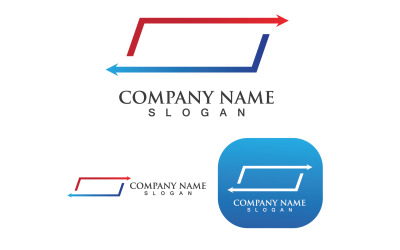 Faster Finance  Logo Template Icon Illustration V15