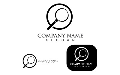 Magnifying Glass Logo And Symbol V13