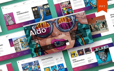 Aldo – бізнес шаблон PowerPoint