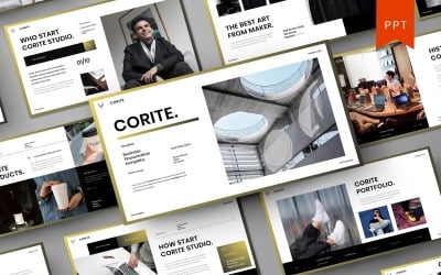 Corite – Business-PowerPoint-Vorlage