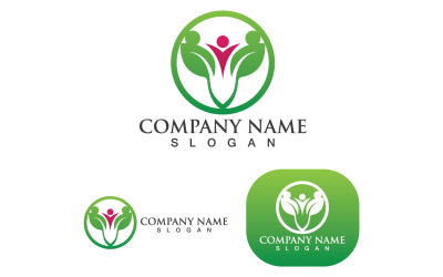 Hoja Verde Naturaleza Logo Icono Vector V11