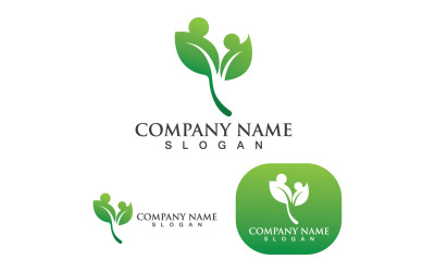 Human Caracter Health Life People Logo Vector V15