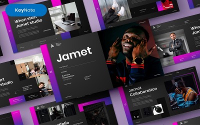 Jamet – Шаблон Business Keynote