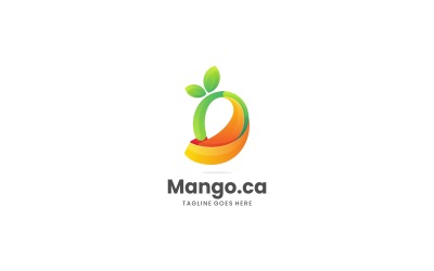 Mango kleurrijke logo-stijl