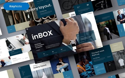 Beérkezett üzenetek – Business Keynote sablon