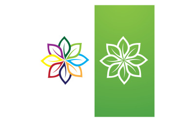 Green Leaf Nature Vector Logo Template V16