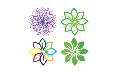 Grünes Blatt Natur Vektor Logo Vorlage V20