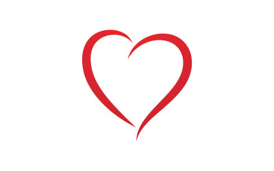 Love Heart Logo Ikon Mall Vector V13